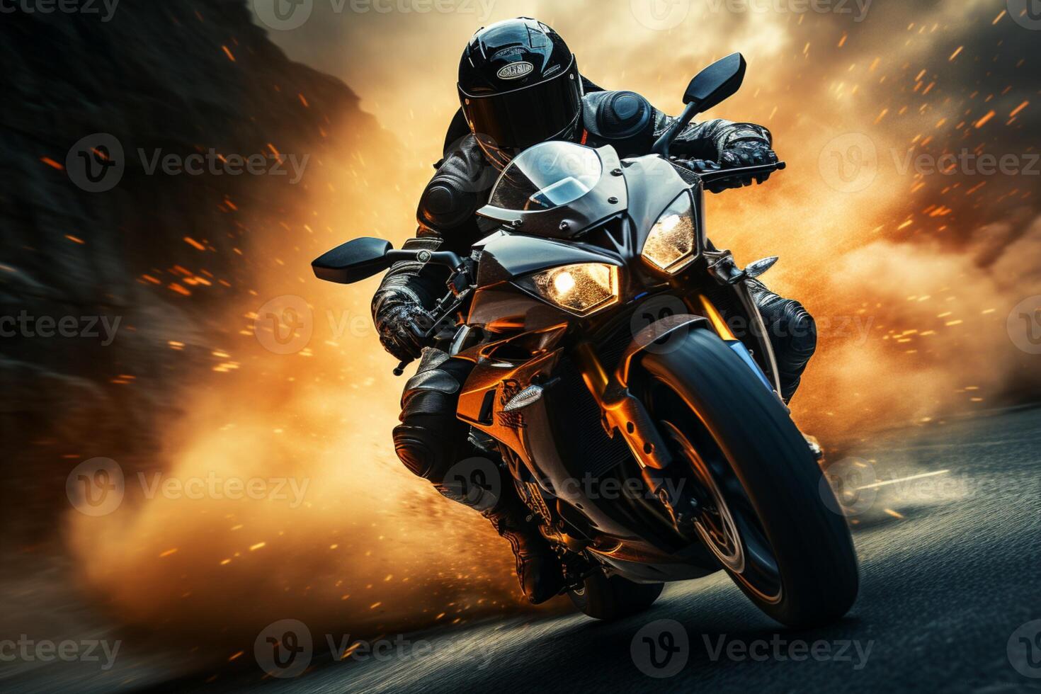 Sportbike Fire